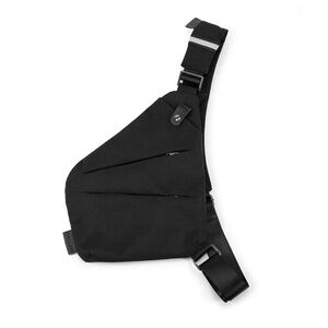 Elegant Black Belt Bag for Men